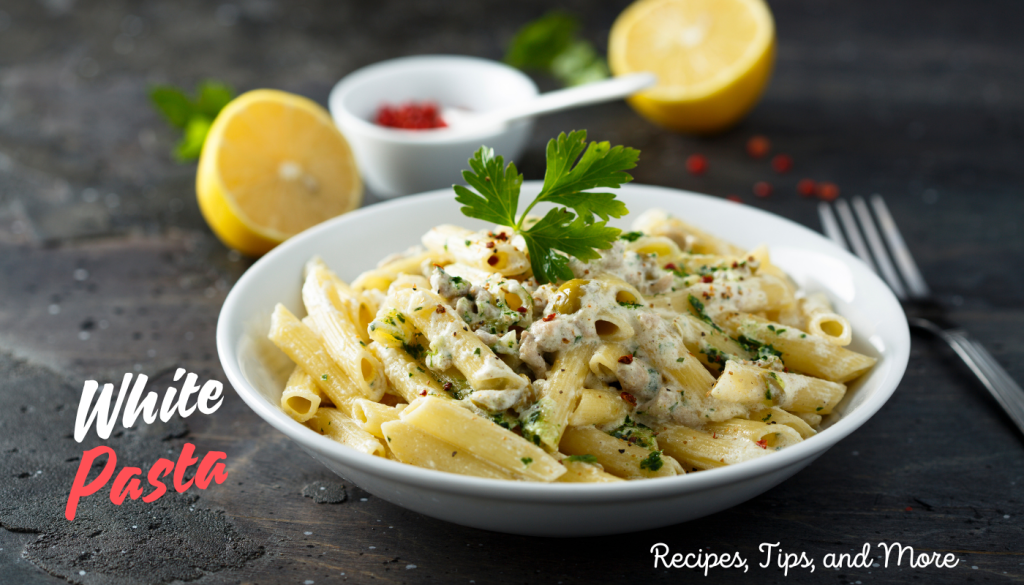white pasta