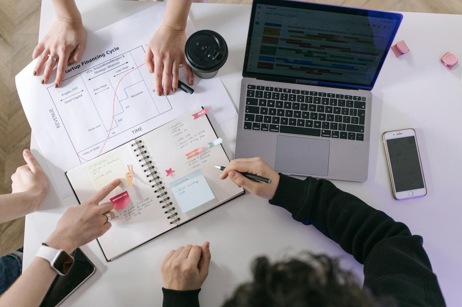 Illustration representing team collaboration within a video editing software.
