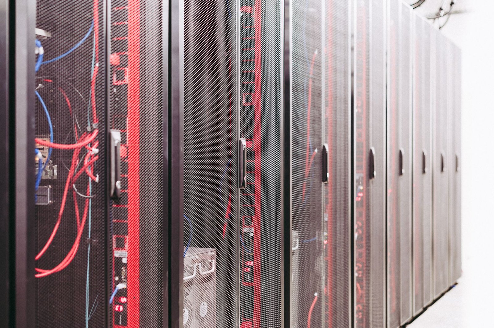 Server rack in a data center representing a Linux environment