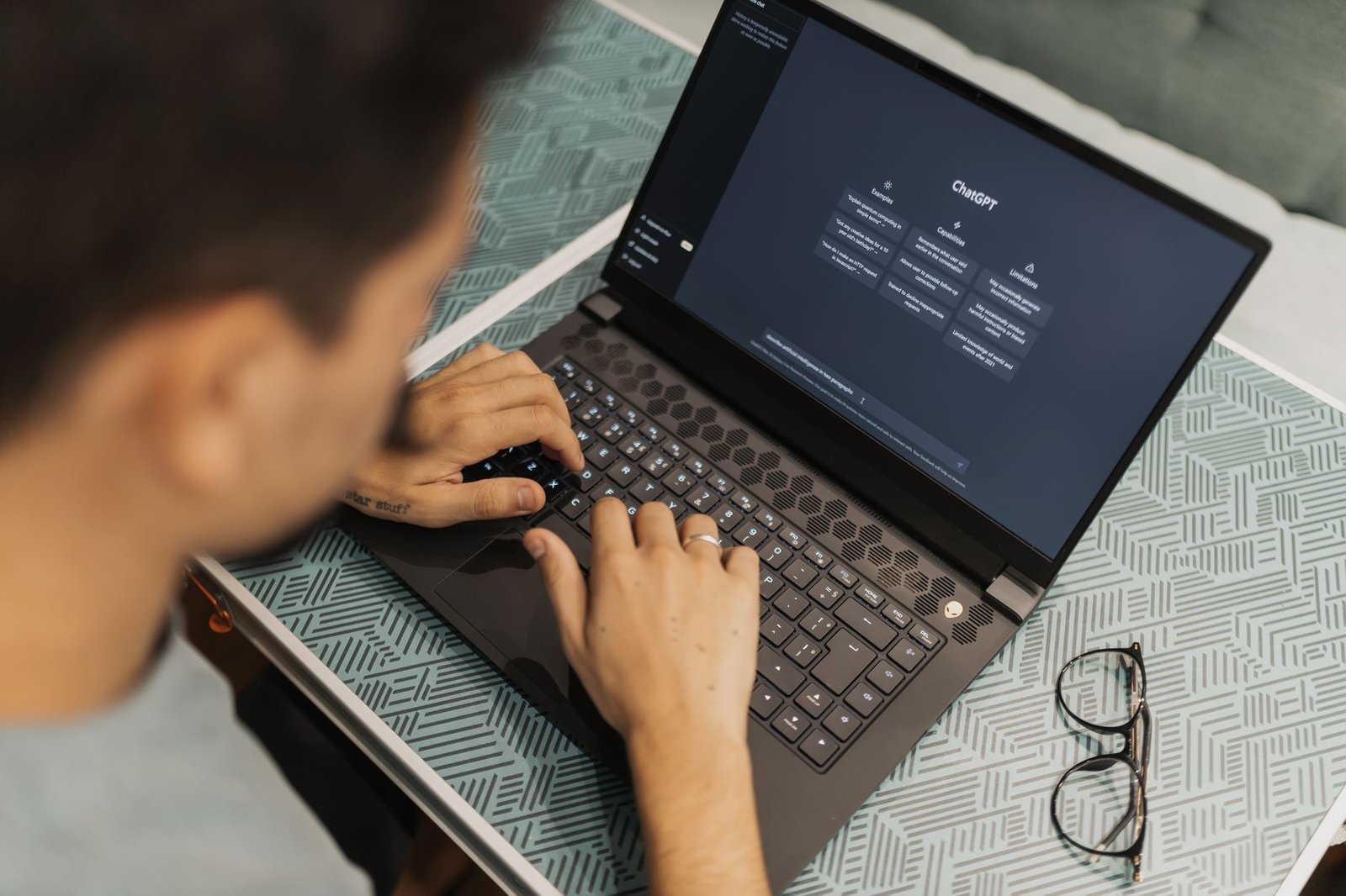 Developer interacting with GitHub Copilot suggestions in an IDE.